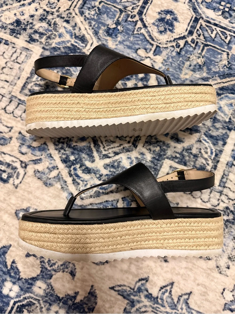 Stuart Weitzman strap vamp